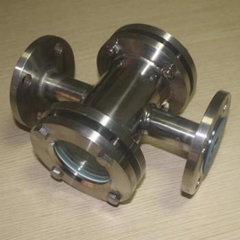Flanged Double Window Round Sight Glass